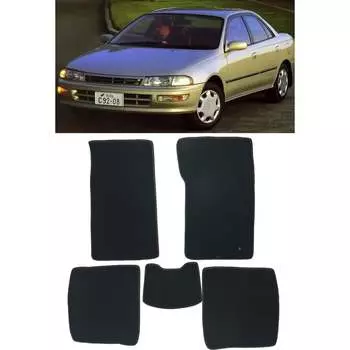 Ковры в салон автомобиля toyota carina (t190) правый руль 1992 - 1996 Eva Smart 2563-A6A6-S