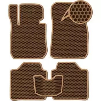 Ковры в салон автомобиля Toyota Corolla Fielder (NKE 165) правый руль вариант макси 3d 2012 - 2015 Eva Smart ЭВА СОТА 3114-A6A1-S