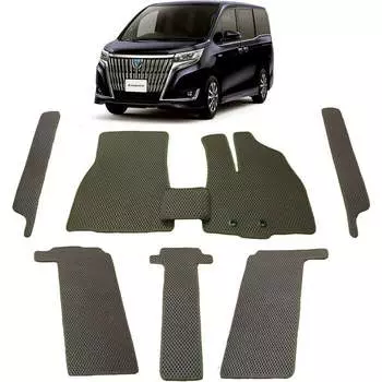 Ковры в салон автомобиля toyota esquire правый руль 4места 2014 - Eva Smart 2791-B1B5-S