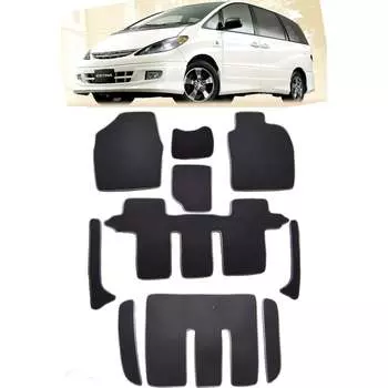 Ковры в салон автомобиля toyota estima ii правый руль 7мест 2000 - 2003 Eva Smart 2832-A6A6-S