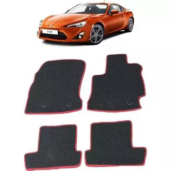 Ковры в салон автомобиля toyota gt86 правый руль купе 2012 - 2016 Eva Smart 2365-B1B5-S