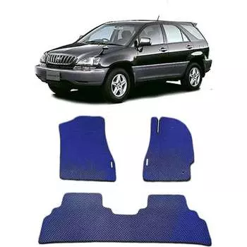 Ковры в салон автомобиля toyota harrier правый руль1997 - 2002 Eva Smart 1814-A6A6-S