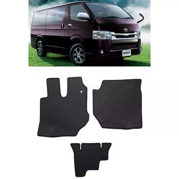Ковры в салон автомобиля toyota hiace h200 рестайлинг 2010 - Eva Smart 3366-A1B2-S