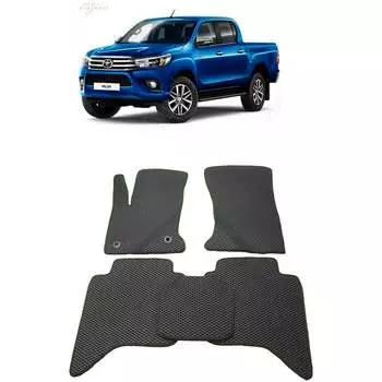 Ковры в салон автомобиля toyota hilux viii 2015 - Eva Smart 2056-B5B2-S