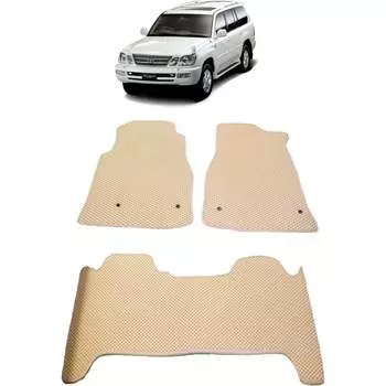 Ковры в салон автомобиля toyota land cruiser cygnus правый руль 2002 - 2005 Eva Smart 2645-B5A7-S