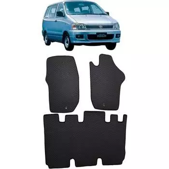 Ковры в салон автомобиля toyota lite ace noah sr50 правый руль 5мест 1996 - 2007 Eva Smart 2233-B1A1-S