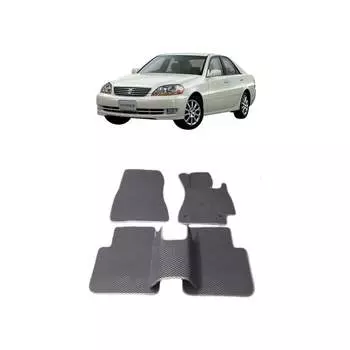 Ковры в салон автомобиля toyota mark ii (x110) правый руль 2000 - 2007 Eva Smart 2240-A1B1-S