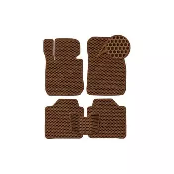 Ковры в салон автомобиля Toyota Prius Alpha (ZVW40) правый руль рестайлинг 5мест 2014 - Eva Smart ЭВА СОТА 3094-A6A6-S