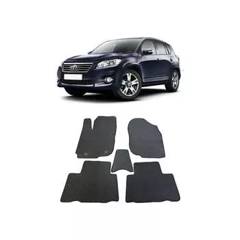 Ковры в салон автомобиля toyota rav 4 iii (сa30) 2006 - 2009 Eva Smart 1840-B5A1-S