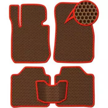 Ковры в салон автомобиля Toyota Wish I правый руль компактвэн рестайлинг 7мест 2005 – 2009 Eva Smart ЭВА СОТА 2904-A6A7-S