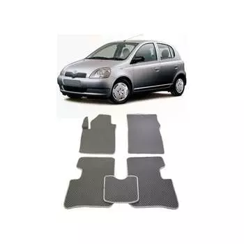 Ковры в салон автомобиля toyota yaris i 1999 - 2003 Eva Smart 1851-A1A6-S