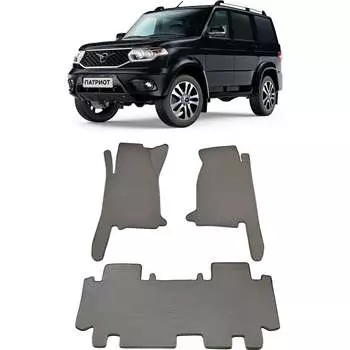 Ковры в салон автомобиля uaz patriot (люкс) 2014 - Eva Smart 1937-B5B2-S