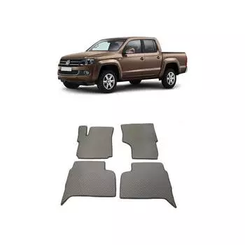 Ковры в салон автомобиля volkswagen amarok 2010 - Eva Smart 1855-B5A7-S