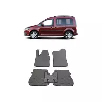 Ковры в салон автомобиля volkswagen caddy iii минивэн 2004 - 2015 Eva Smart 2340-B5B1-S
