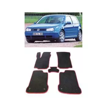 Ковры в салон автомобиля volkswagen golf iv 1997 - 2003 Eva Smart 1863-A6B2-S