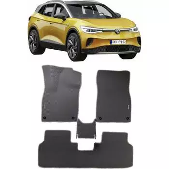 Ковры в салон автомобиля volkswagen id 4 2020 - Eva Smart 3918-B1B5-S