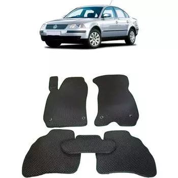 Ковры в салон автомобиля volkswagen passat b5 plus 2000 - 2005 Eva Smart 2552-B5B2-S