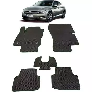 Ковры в салон автомобиля volkswagen passat b8 седан 2016 - Eva Smart 2188-B5A7-S