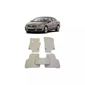 Ковры в салон автомобиля volkswagen passat cc 2008 - 2017 Eva Smart 1878-A1B1-S