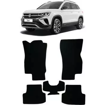 Ковры в салон автомобиля volkswagen taos 2020 - Eva Smart 3522-B5A6-S