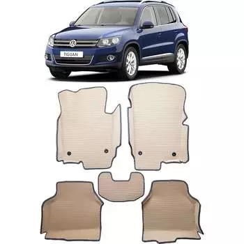 Ковры в салон автомобиля volkswagen tiguan i вариант макси 3d 2007 - 2016 Eva Smart 3373-A1B2-S