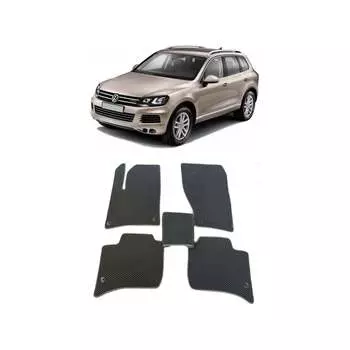 Ковры в салон автомобиля volkswagen touareg ii 2010 - 2018 Eva Smart 1887-A6B2-S