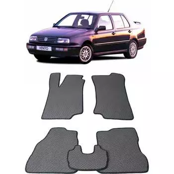Ковры в салон автомобиля volkswagen vento 1991 - 1998 Eva Smart 1890-B5A7-S