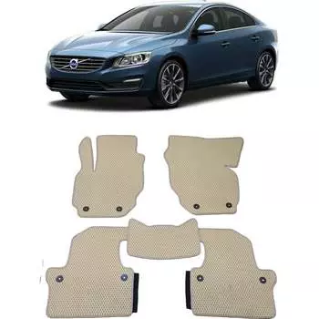 Ковры в салон автомобиля volvo s60 ii 2010 - 2018 Eva Smart 1896-B5B2-S