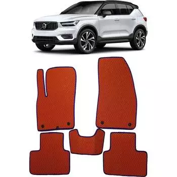 Ковры в салон автомобиля volvo xc40 2017 - Eva Smart 3083-A6B1-S