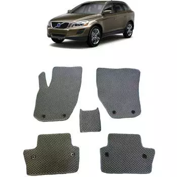 Ковры в салон автомобиля volvo xc60 i 2008 - 2017 Eva Smart 1901-A6B5-S