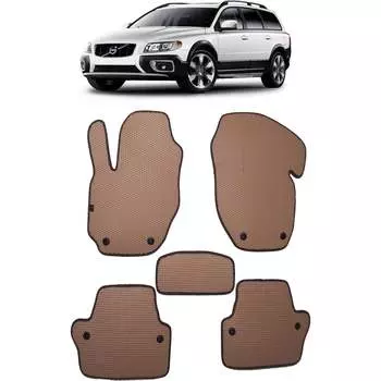 Ковры в салон автомобиля volvo xc70 ii 2007 - 2013 Eva Smart 1903-A6A7-S