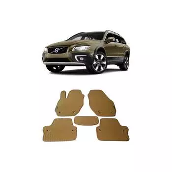 Ковры в салон автомобиля volvo xc70 ii рестайлинг 2013 - 2016 Eva Smart 2279-A6A7-S