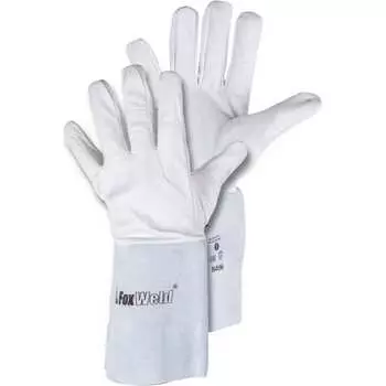 Кожаные мягкие краги Foxweld Евро СА-08 8496