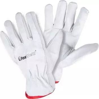 Кожаные мягкие перчатки Foxweld Акула СА-03 7772