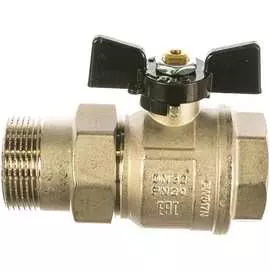 Кран американка н/в ду-32 /1-1/4" бабочка черная bugatti new jersey 9220007