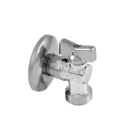 Кран для стиральных машин tiemme с розеткой, 1/2"х3/4", хром 2950003