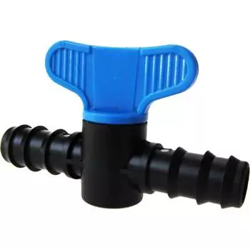 Кран проходной для капельной трубки MasterProf ДС.060100.10