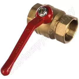 Кран шаровой галлоп станд 220 40 ру16 м/м полнопроходной, рычаг, латунный 103192 007-6749