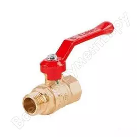 Кран шаровой галлоп стандарт 221 15 ру16 м/р полнопроходной рычаг, латунный 103152 007-6736