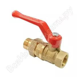 Кран шаровой латунный полнопроходной valfex 11б27фт1м ду20 ру16 м/амер vf.225.lr1.034 107-5586