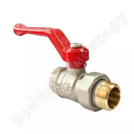 Кран шаровой латунный полнопроходной valfex 11б27фт1м optim ду15 ру16 м/амер vf.225.nlr1.012 107-6215