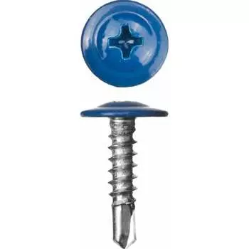 Крашеный саморез-сверло КВАДРА 4.2x19, 200 шт. 500519220200