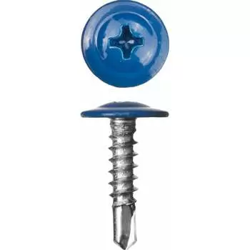 Крашеный саморез-сверло КВАДРА 4.2x16, 1000 шт. 500516211000