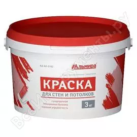 Краска для стен и потолков АЛЬМИРА