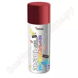 Краска этюд ral 3011 "вишневая" объем 520 мл 4630017000289