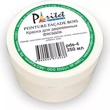 Краска для деревянных фасадов Paritet PDS-4