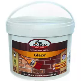 Краска для кирпича и черепицы picante glaze ral 4440 красная 2,4кг 10150-4440.gl