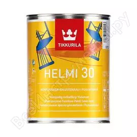 Краска для мебели tikkurila helmi 30 база с п/матов. 2,7 л 49040
