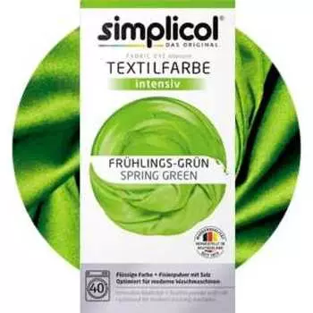 Краска для окрашивания текстиля SIMPLICOL INTENSIV салатовый 400 г 1813