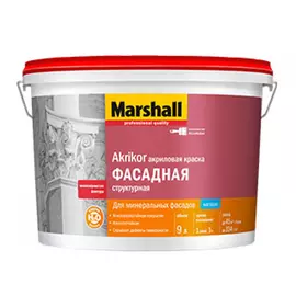 Фасадная структурная краска MARSHALL AKRIKOR 5248859